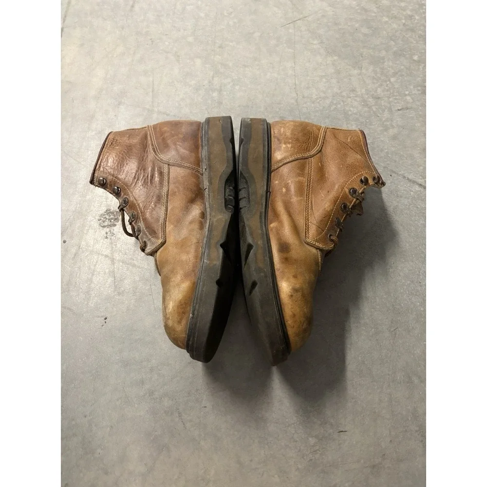 Red Wings Vintage 90s Comfort Sole Brown Lace Up Work Boot Mens 12 D 08005